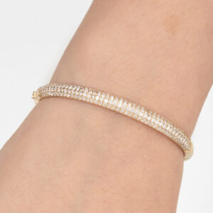 Pulsera doble vista diseño exclusivo con Diamantes